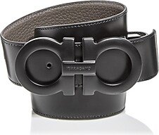 Men's Double Gancini Reversible Leather Belt