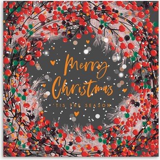 Belly Button Designs Berry Wreath Christmas Card