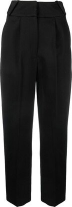 High-Waisted Tailored Trousers-AW