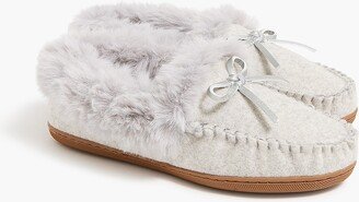 Women's Shearling-Lined Slippers