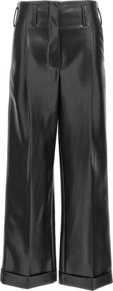 Faux Leather Trousers