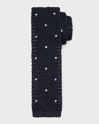 Sid Mashburn Men's Dotted Silk Knit Tie