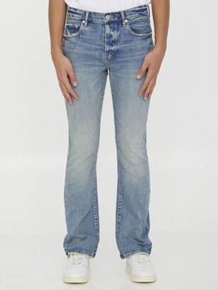 Slim Jeans In Light-blue Denim