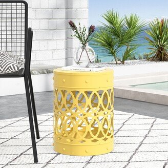 Mellie Outdoor Outdoor Metal Side Table