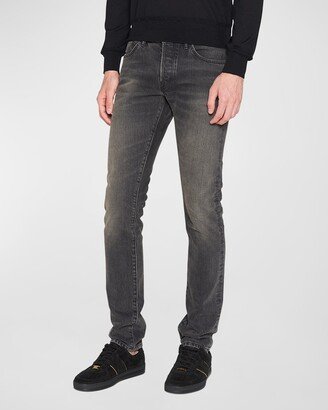 Men's Slim Fit Black Wash Jeans