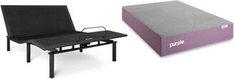 Purple® Restore Premier Soft Queen Mattress with Purple® Premium Smart Base