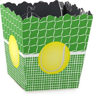 Big Dot Of Happiness You Got Served - Tennis - Goodie Favor Boxes - Party Treat Candy Boxes - 12 Ct