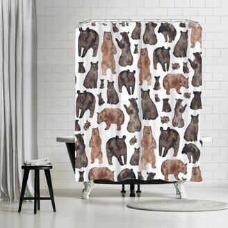 Watercolour Bears - Shower Curtain