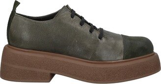 1725.A Lace-up Shoes Military Green