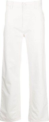 Logo-Patch Straight Trousers