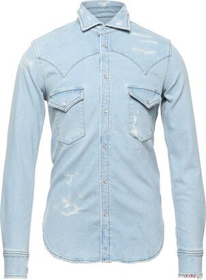 MALEBOLGE VIII Denim Shirt Blue