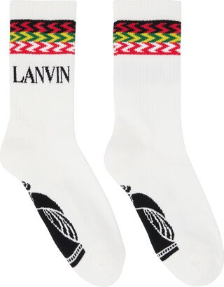 White Mother & Child Socks