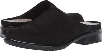 Lodos (Black Velvet Nubuck) Women's Clog Shoes