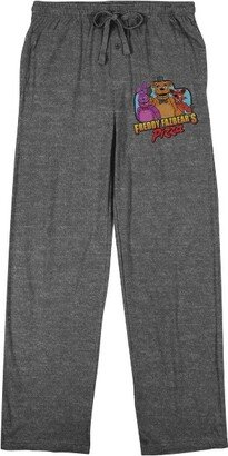 Five Nights at Freddy's Fazbear's Pizza Men's Graphite Heather Sleep Pajama Pants