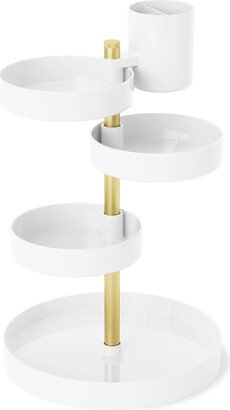 Umbra Pirouette Organizer White/Brass