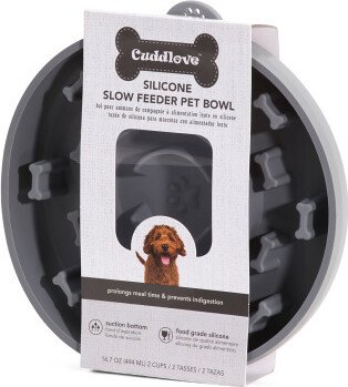 TJMAXX Silicone Slow Feeder Pet Bowl