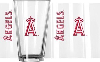 Los Angeles Angels 16 Oz Team Wordmark Game Day Pint Glass