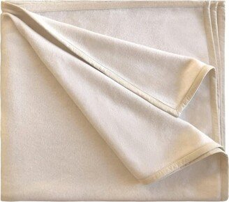 Midsummer Milano Pure Cashmere and Silk White Blanket