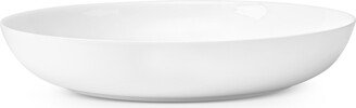 Serveware For Me Collection Porcelain Shallow Round Serving Bowl