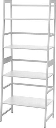 IGEMAN 4 Tier Tall Bookshelf Open Ladder Shelf for Bedroom, Living Room, Office-AC