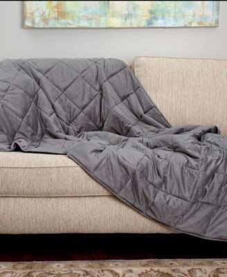 Quilted Plush Weighted Blanket