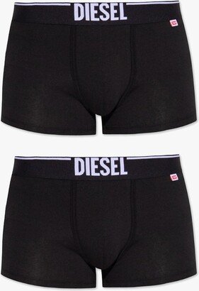 Logo Waistband Pack Of Two Boxers