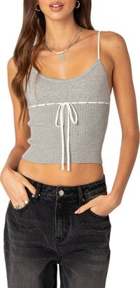 EDIKTED Emily Rib Crop Camisole