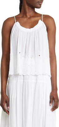 Embroidered Eyelet Camisole