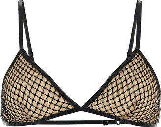 Duo-Tone Mesh Bra