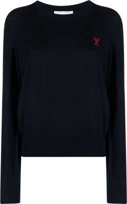 Crew-Neck Merino Wool Jumper-AD