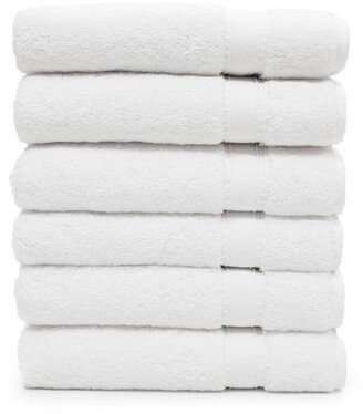 Sinemis Terry 6-Piece Hand Towel Set - White