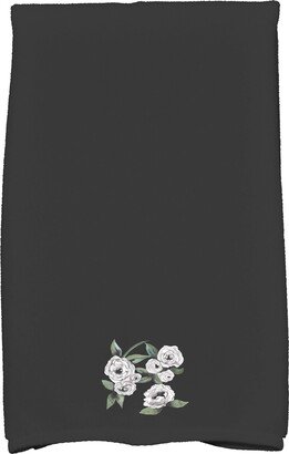 Radiant Rose 18 x 30 Inch Floral Print Hand Towel