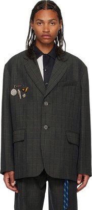 Gray Square Blazer