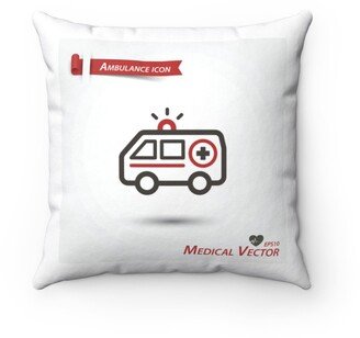 Ambulance Pillow - Throw Custom Cover Gift Idea Room Decor