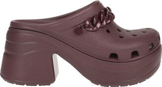 Mules & Clogs Deep Purple