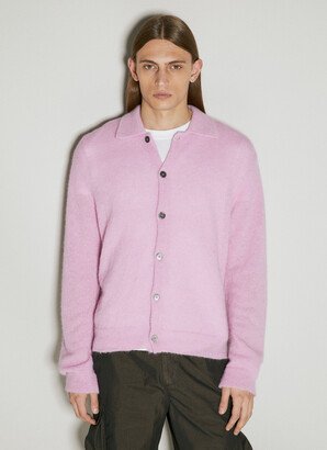 Evening Polo Knit Cardigan - Man Knitwear Pink It - 46