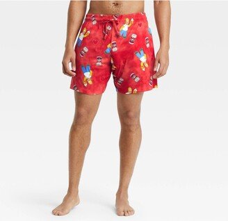 Men's The Simpsons Tie-Dye Pajama Shorts