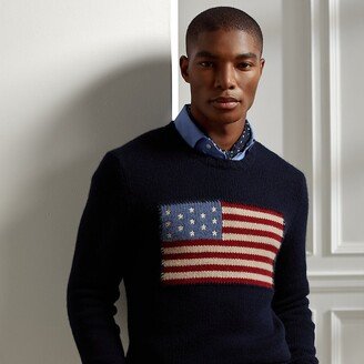 Ralph Lauren Flag Cashmere Crewneck Sweater