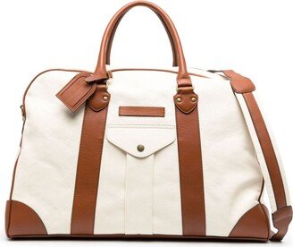 Grained-Texture Leather Holdall