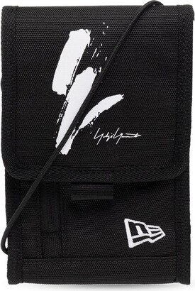 X New Era Logo-Embroidered Foldover Top Pouch Bag