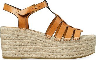 75MM Fisherman Espadrille Wedge Sandals