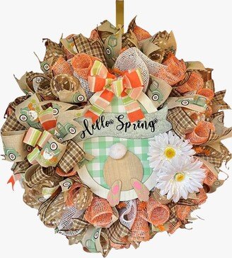 Spring Wreath, Easter Bunny Decoration