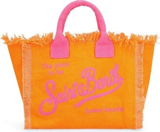 Logo Embroidered Top Handle Bag-AE