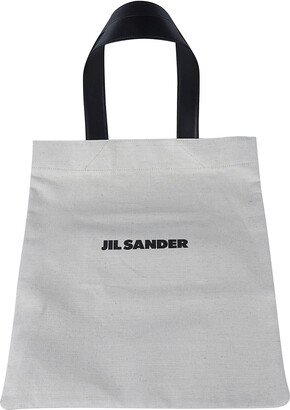 Logo Print Shopper Tote