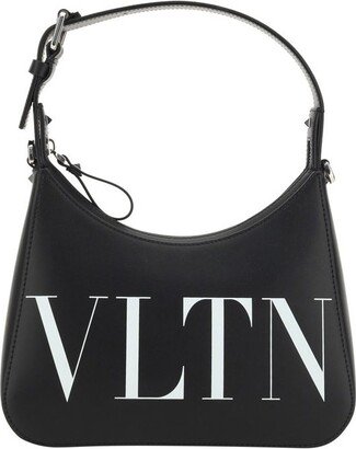 Logo Printed Zip-Up Tote Bag