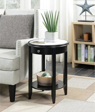 Copper Grove Aubrieta 1 Drawer End Table with Shelf