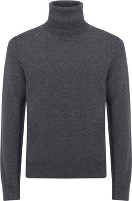 High-Neck Knit Jumper