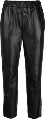 Lebrand High-Rise Slim-Fit Biker Trousers