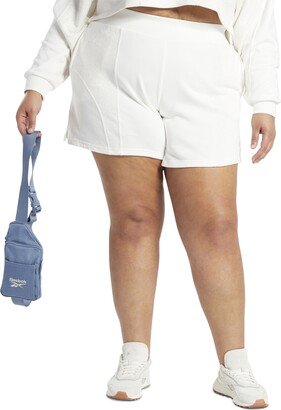 Classics Plus Size Varsity Cotton High Rise Shorts