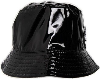 Logo Patch High-Shine Bucket Hat